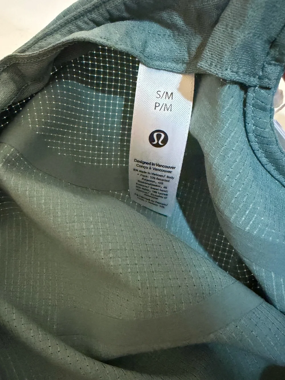 lululemon athletica fast and free WovenAir Athletic Cap  crater blue